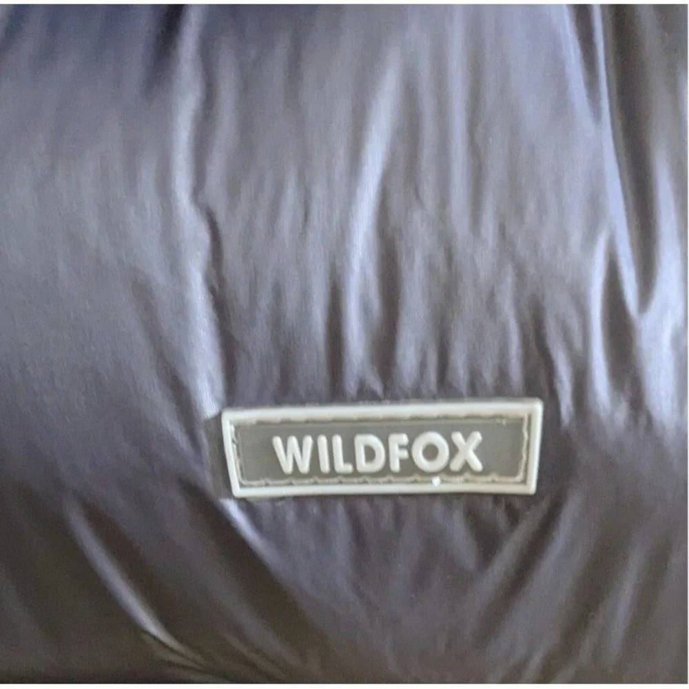 NWT Wildfox Puffy Drawstring Backpack‎ Dark Gray Puffer Tote Bag Gym Gorp Y2K